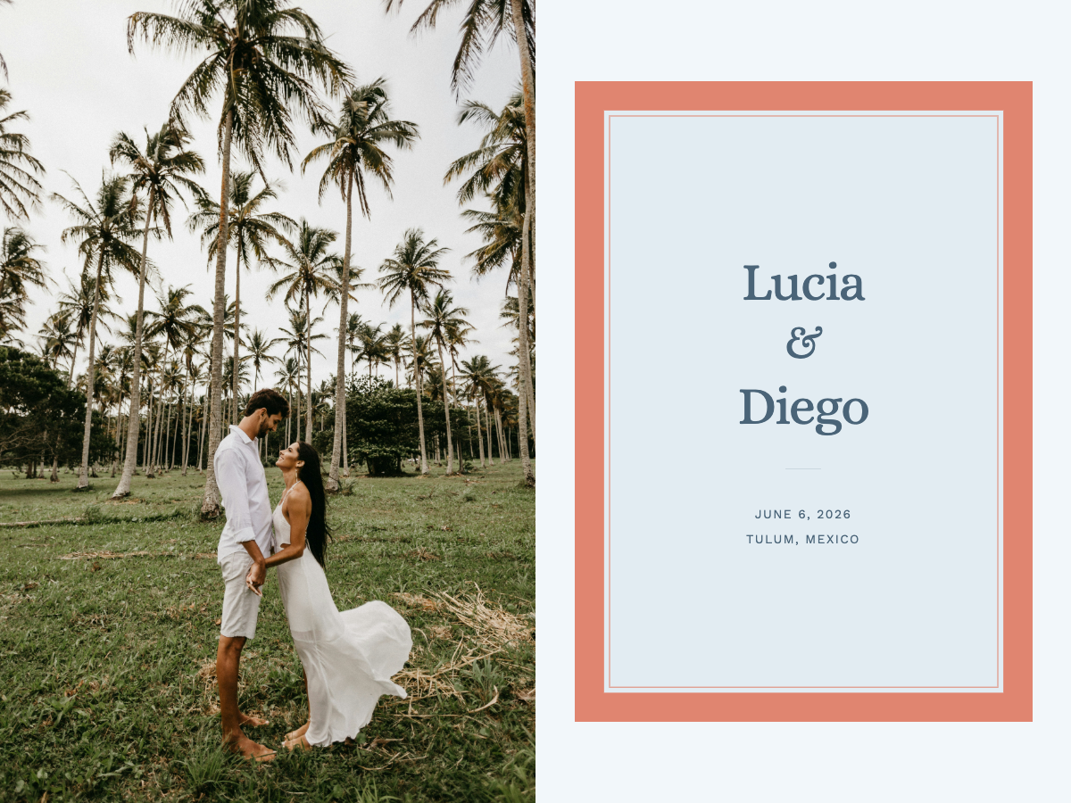 Cabana Wedping website template